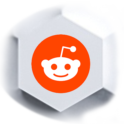 Shareable Videos - Reddit Logo Polygon